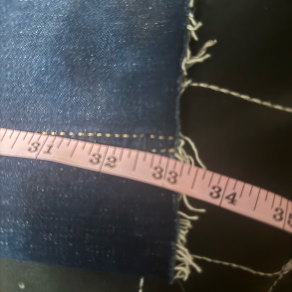 Zara Dark Blue Straight Leg Jeans - Picture 5 of 5